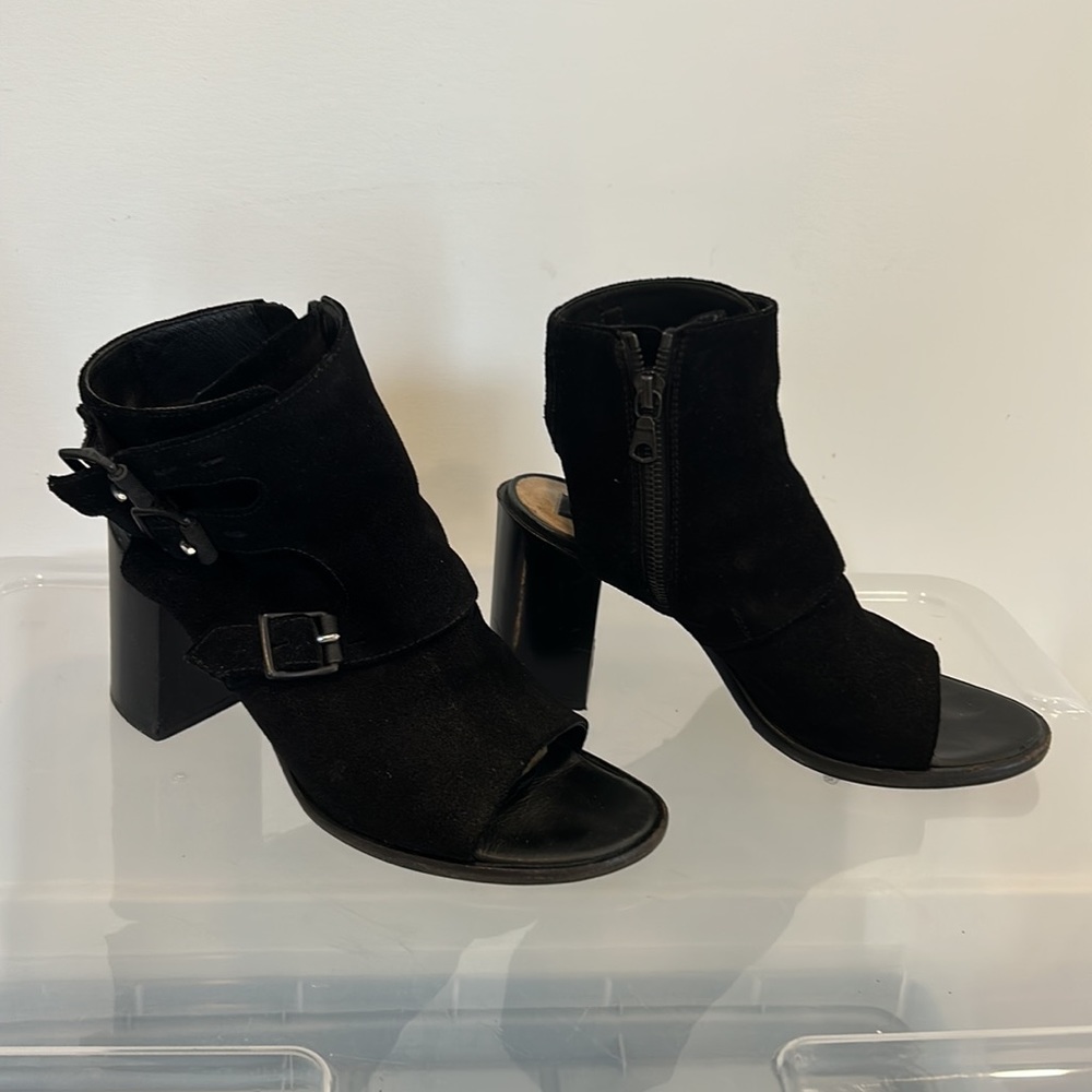 Rag & Bone Suede Open Toed Bootie size 37